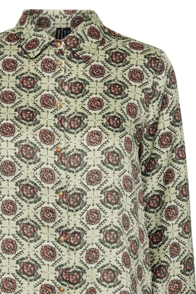 VMPIAF L/S SHIRT TOP WVN BTQ 10285276 Reseda/PIAF