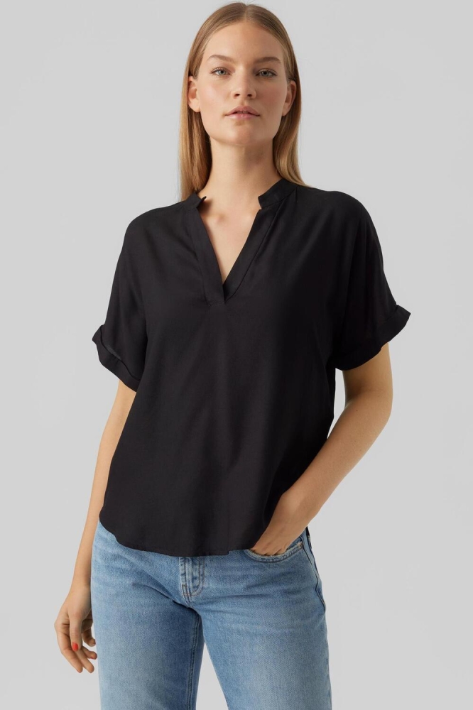 VMBEAUTY SS TOP GA NOOS 10279697 Black