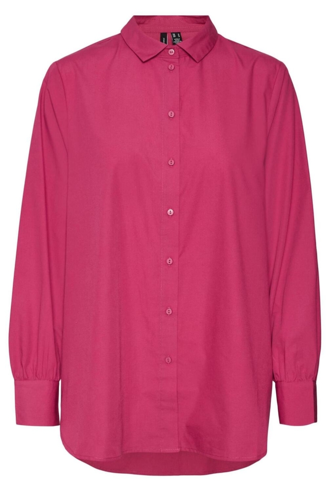 VMELLA L/S BASIC SHIRT NOOS 10264952 Pink Yarrow