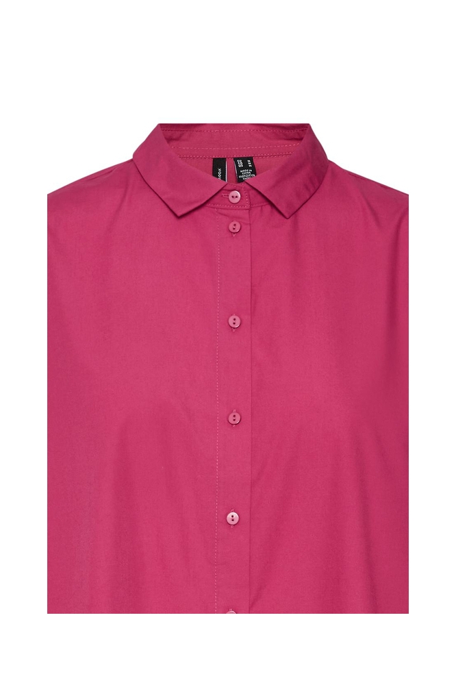VMELLA L/S BASIC SHIRT NOOS 10264952 Pink Yarrow