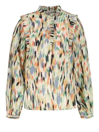 Garcia Blouse GEKLEURDE BLOUSE B30233 4294 Whitecap