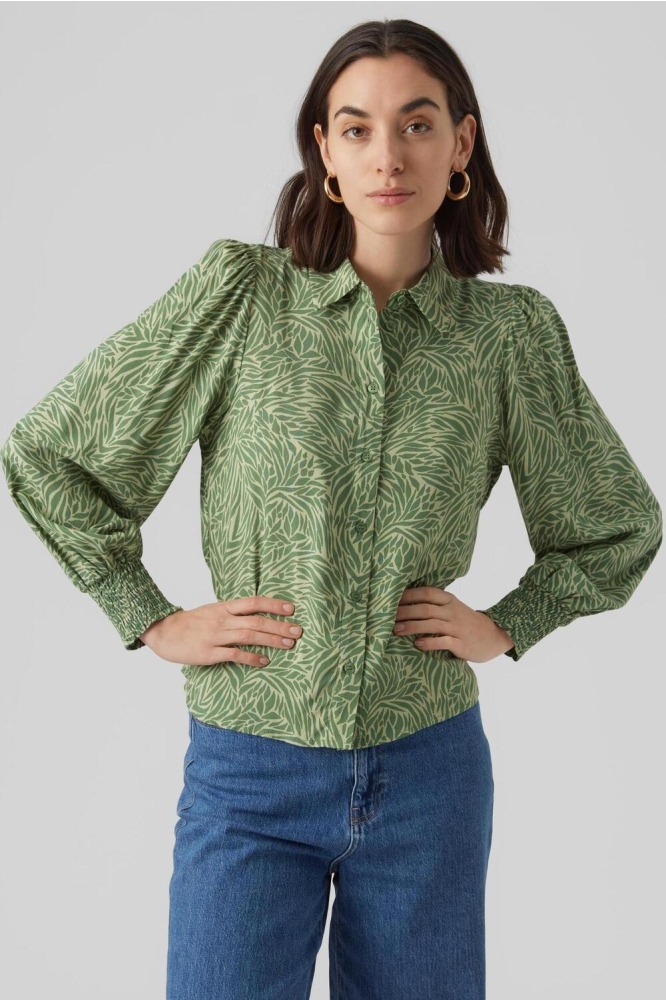 VMSARA LS SHIRT  WVN 10282446 Reseda/Sara