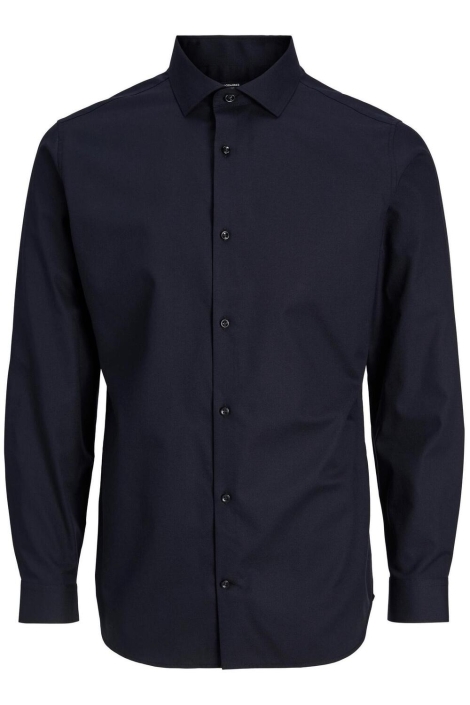 Jack & Jones zwarte heren overhemd | Vooraanzicht
