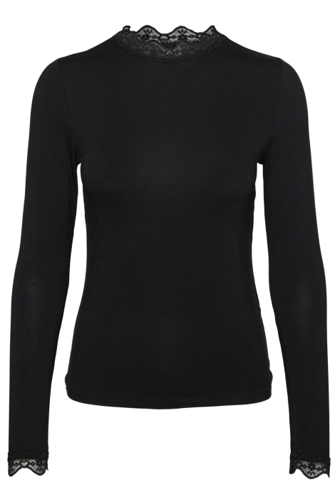 Vero Moda zwarte dames t-shirt | Vooraanzicht