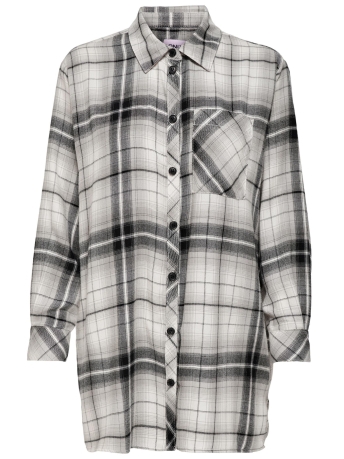Only Blouse ONLKAROLINA L/S  SHIRT NOOS WVN 15236464 Black/Cloud dancer STB