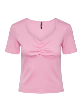 Pieces T-shirt PCTANIA SS TOP NOOS BC 17135430 Begonia Pink
