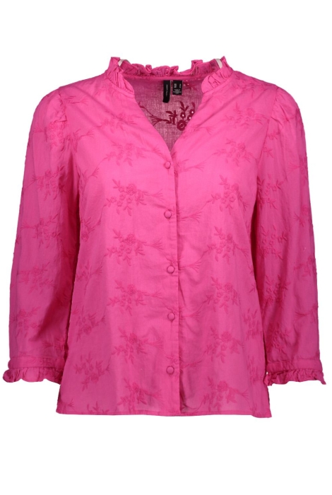 Sluimeren Jeugd zakdoek vmsala 3/4 shirt wvn btq 10282053 vero moda blouse pink yarrow