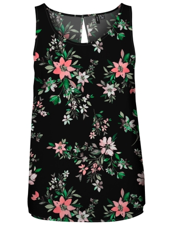 Vero Moda Top VMEASY SL TANK TOP R1 WVN GA 10286794 BLACK/TIKA