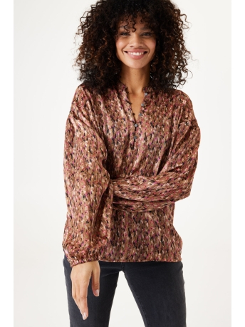 Garcia Blouse BLOUSE MET PRINT H30234 4167-GOLDEN BROWN