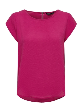 Only T-shirt ONLVIC S/S SOLID TOP NOOS PTM 15142784 Pink Yarrow