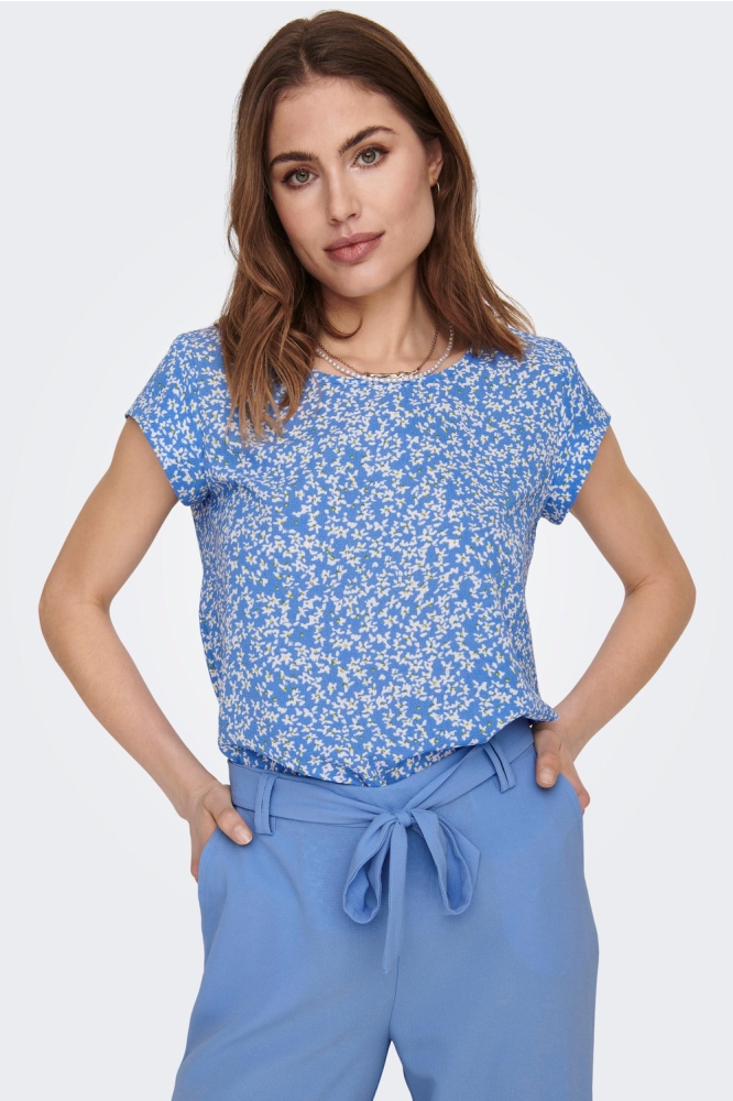 ONLVIC S/S AOP TOP NOOS PTM 15161116 Marina/Happy dits
