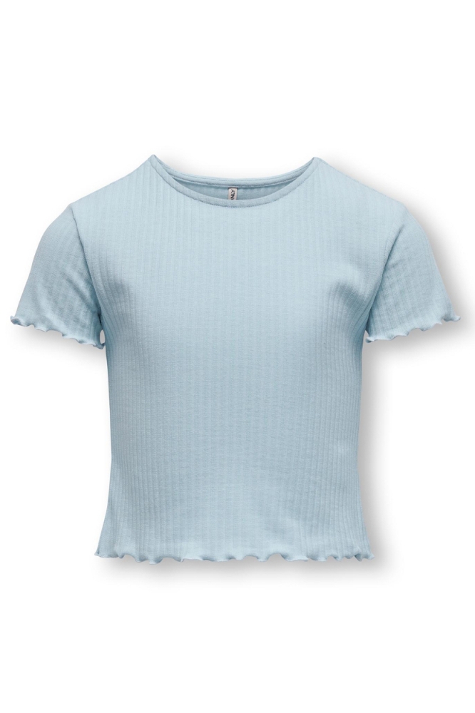 KOGNELLA S/S O-NECK TOP NOOS JRS 15225338 Cashmere Blue