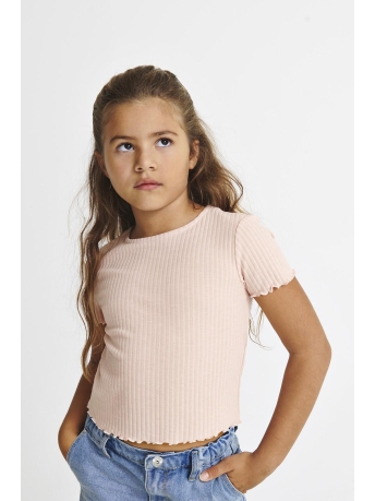 Kids Only T-shirt KOGNELLA S/S O-NECK TOP NOOS JRS 15225338 Rose Smoke
