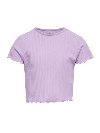 Kids Only T-shirt KOGNELLA S/S O-NECK TOP NOOS JRS 15225338 Orchid Bloom