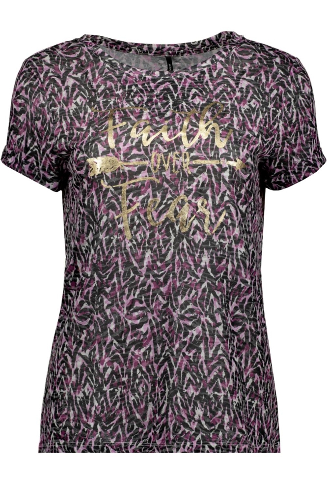 ONLRILLA S/S O-NECK TOP BOX JRS 15202694 PURPLE WINE/CRAFT