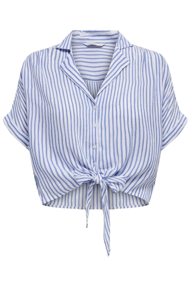 Only blauwe dames blouse