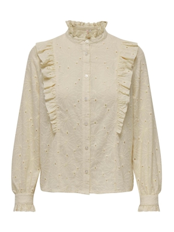 Only Blouse ONLVANESSA LS EMB SHIRT WVN 15303507 Birch