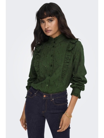 Only Blouse ONLVANESSA LS EMB SHIRT WVN 15303507 Duffel Bag