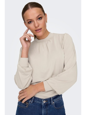 Only Blouse ONLFREE LIFE L/S MODAL HIGHNECK TOP 15303795 Pumice Stone