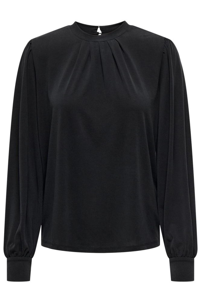 ONLFREE LIFE L/S MODAL HIGHNECK TOP 15303795 Black