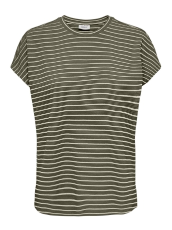 Only T-shirt ONLBUBBLE S/S TOP SWT 15289722 Kalamata/Cloud danc