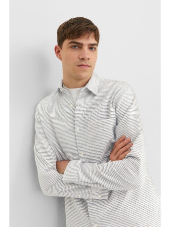 Jack & Jones Overhemd JORJAMES DALSTON DOBBY SHIRT LS 12239319 CLOUD DANCER