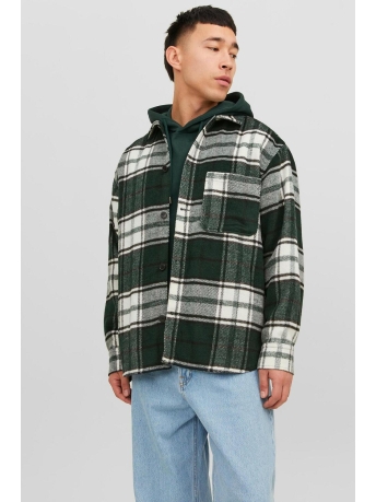 Jack & Jones Overhemd JORZAC CHECK OVERSHIRT LS SN 12239303 MAGICAL FOREST