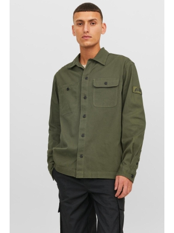 Jack & Jones Overhemd JCOCLASSIC BEN OVERSHIRT LS RELAXED 12240366 OLIVE NIGHT