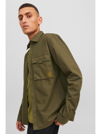 Jack & Jones Overhemd JCODUST SHIRT LS 12240397 OLIVE NIGHT