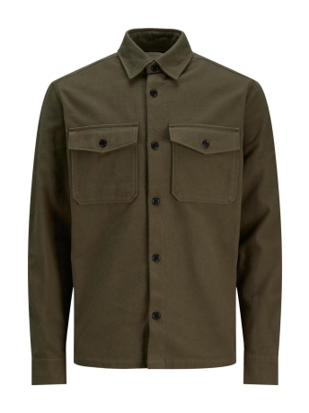 Jack & Jones Overhemd JPRROY SOLID OVERSHIRT L/S SN 12243296 GRAPE LEAF