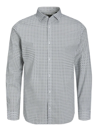 Jack & Jones Overhemd JPRBLABLACKPOOL STRETCH SHIRT LS AW 12237914 WHITE/SLIM FIT