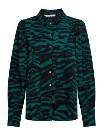 Only Blouse ONLBREE L/S SHIRT PTM 15304885 Bayberry/Graphic an