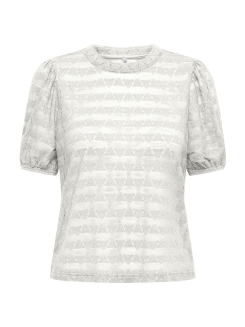 Only T-shirt ONLSARAH 2/4 TOP CS JRS 15291937 Cloud Dancer