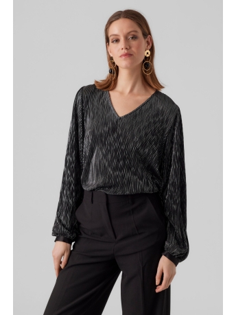 Vero Moda Blouse VMELLA L/S TOP JRS BTQ 10298385 Black