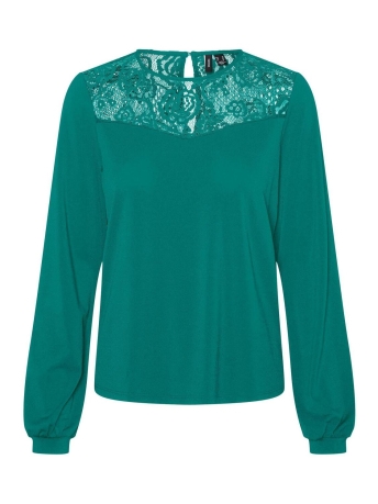 Vero Moda Blouse VMSARA LS LACE TOP JRS 10296126 PARASAILING