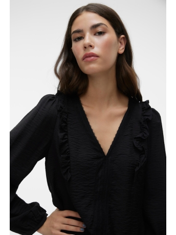 Vero Moda Blouse VMPURA LS TOP WVN 10295686 Black