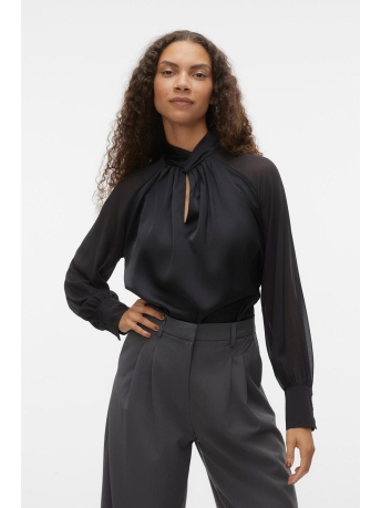 Vero Moda Blouse VMSIWA LS TOP WVN PA 10295575 Black