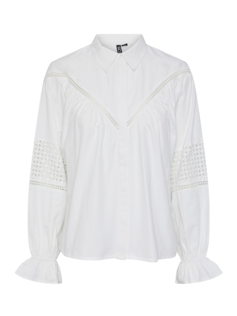 Pieces Blouse PCSELMA LS SHIRT D2D 17147690 Bright White