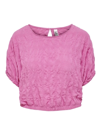 Jacqueline de Yong Blouse JDYCHERRY S/S TOP WVN 15254337 FUCHSIA PINK