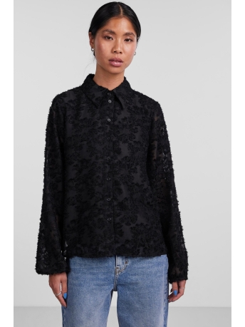 Pieces Blouse PCFINA LS SHIRT 17145388 Black