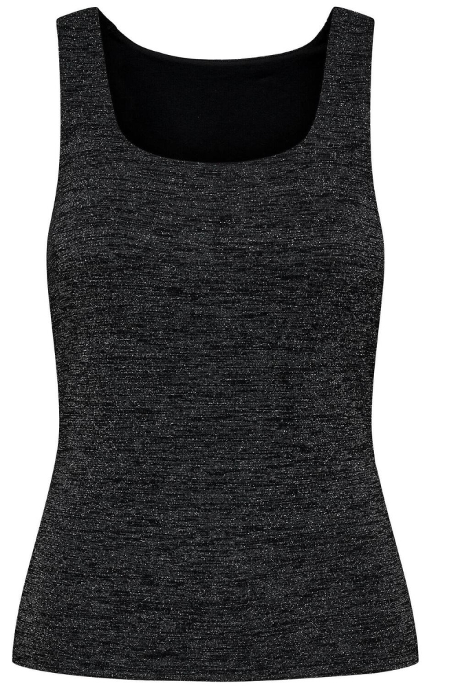 ONLROMA S/L 2-WAYS SHINE TOP JRS 15311741 BLACK/SILVER