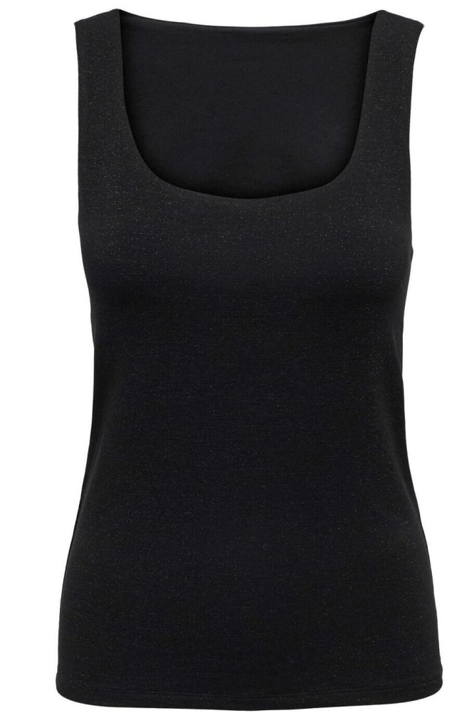 ONLROMA S/L 2-WAYS SHINE TOP JRS 15311741 BLACK/BLACK GLIT