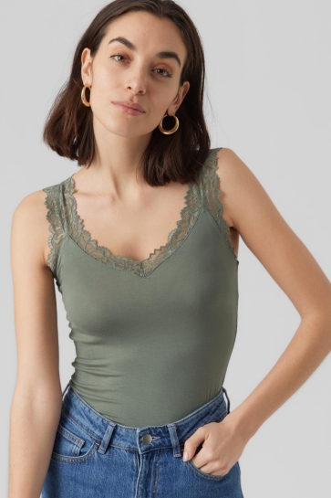 Vero Moda Top VMROSA SL TOP JRS NOOS 10287348 Laurel Wreath