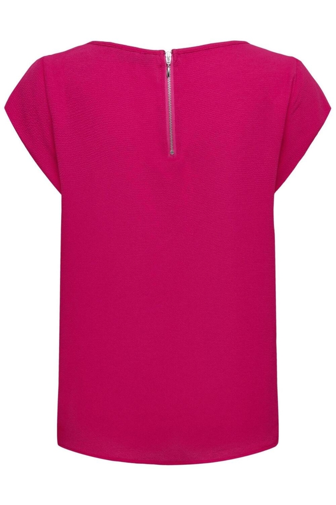 onlvic t-shirt only s/s cerise 15142784 solid noos top ptm