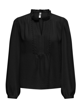Jacqueline de Yong Blouse JDYRACHEL L/S PINTUCK TOP WVN EXP 15323274 BLACK