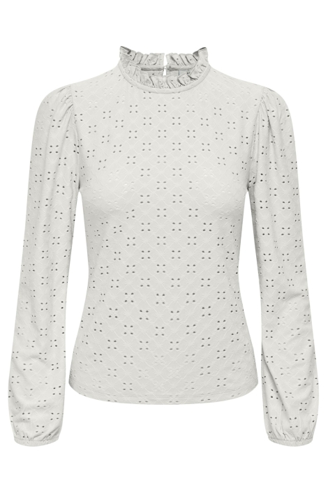 Jacqueline de Yong witte dames t-shirt | Vooraanzicht