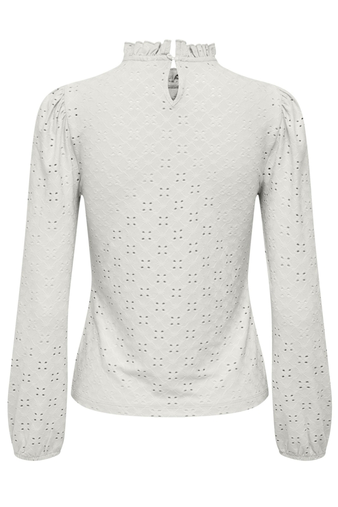 Jacqueline de Yong witte dames t-shirt | Achteraanzicht