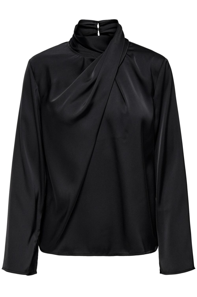 Jacqueline de Yong zwarte dames blouse