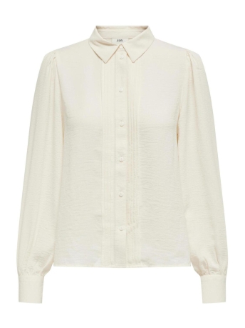 Jacqueline de Yong Blouse JDYDIEGO L/S PLEAT SHIRT WVN 15311622 CLOUD DANCER
