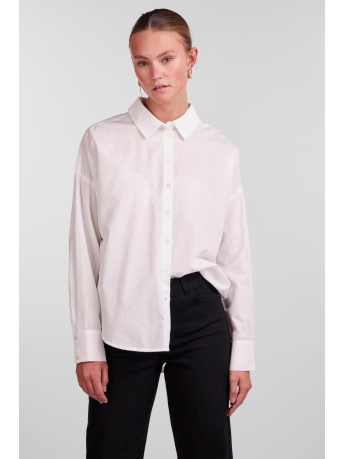 Pieces Blouse PCTANNE LS LOOSE SHIRT NOOS BC 17133909 Cloud Dancer